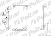 Радиатор кондиционера Polcar 18 50 096, Опель Астра H (03130)
